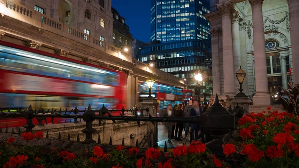 Bank of England and Royal Exchange, London, England, UK — Stock Photo, Image
