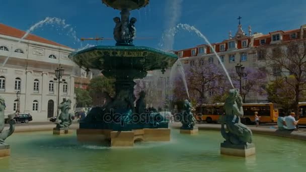 Establecimiento de un plano de Lisboa, Portugal — Vídeos de Stock