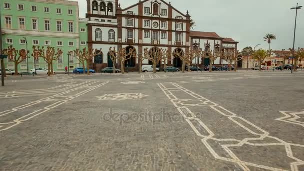 Ponta delgada, die azoren, portugal — Stockvideo