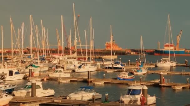 Ponta Delgada, Sao Miguel, de Azoren, Portugal — Stockvideo