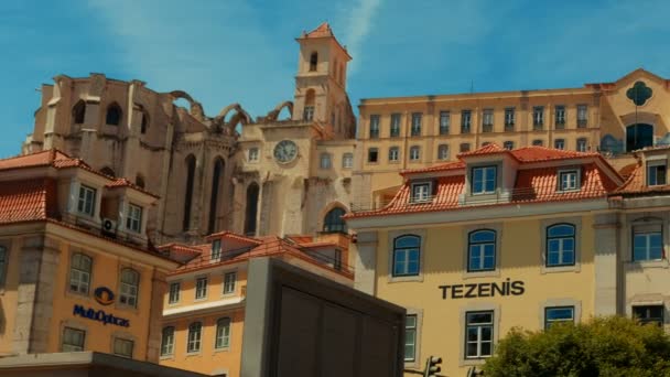 Rossio, Lisbon, Portugal — стокове відео