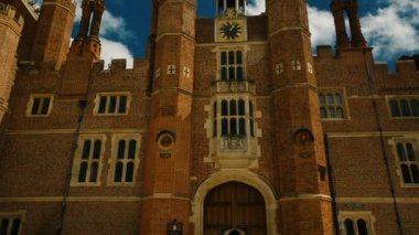Hampton Court Sarayı cephe Londra, İngiltere, İngiltere'de