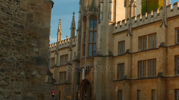 King's College, Cambridge, Engeland, Uk — Stockvideo