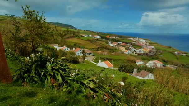 Sao Miguel Island, Azores, Portekiz — Stok video