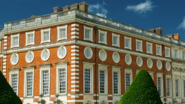 Hampton Court Palace a Richmond, Londra, Inghilterra, Regno Unito — Video Stock