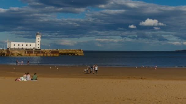 Scarborough, North Yorkshire, England, Uk — Stockvideo