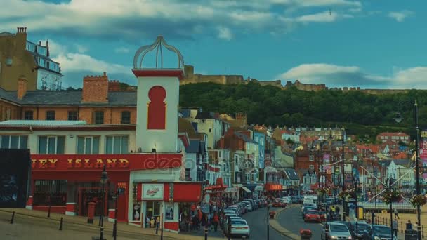 Scarborough, Yorkshire del Norte, Inglaterra, Reino Unido — Vídeos de Stock