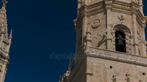 Mosteiro dos jeronimos, Lissabon, Portugal — Stockvideo