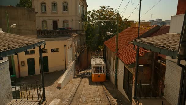 Elevador do Lavra, Лиссабон, Португалия — стоковое видео