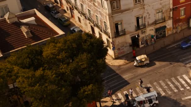 Alfama, Lisszabon, Portugália — Stock videók