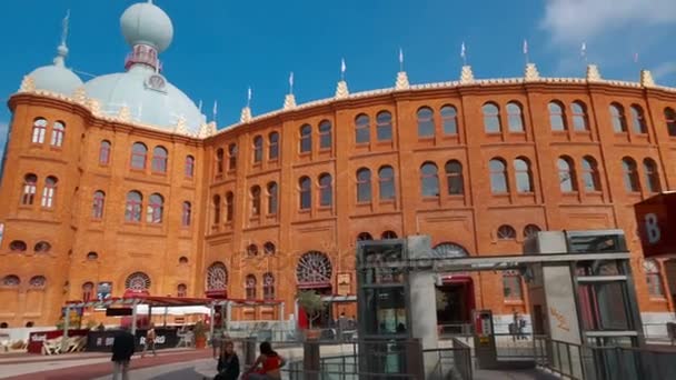 Campo Pequeno Bullring, Lisbon, Portugal — Wideo stockowe