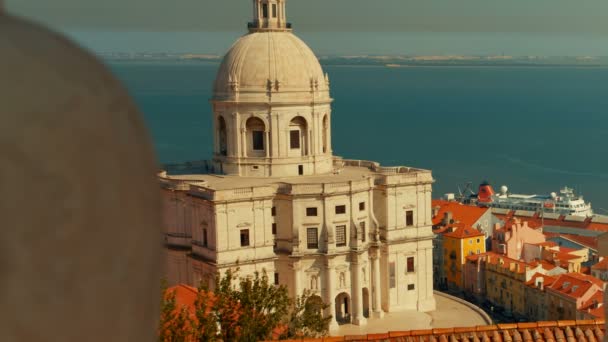 Nemzeti pantheon, Lisszabon, Portugália — Stock videók