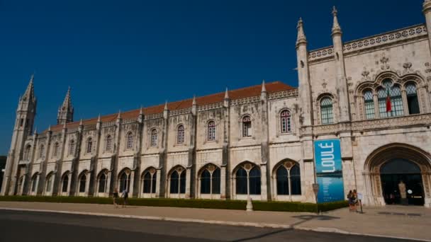 Monasterio de Jerónimos, Lisboa, Portugal — Vídeos de Stock