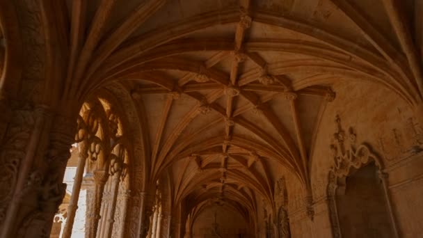 Monasterio de Jerónimos, Lisboa, Portugal — Vídeo de stock