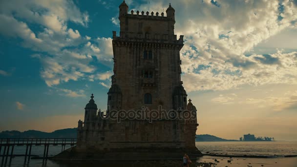 Tour Torre de Belem, Lisbonne, Portugal — Video