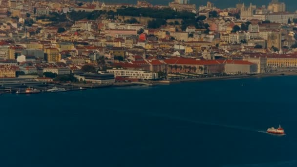 Centrum, Lissabon, portugal — Stockvideo