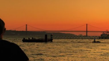Ponte 25 de Abril bridge, Lisbon, Portugal
