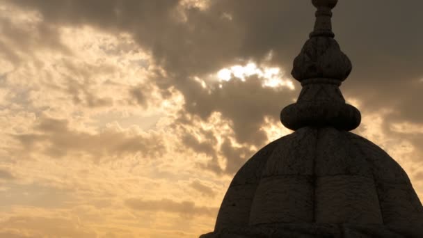 Torre de Belem tower, Lisbon, Portugal — Stock videók