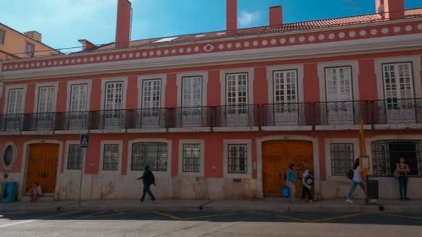 Сао-Бенто, Лисбон, Португалия — стоковое видео
