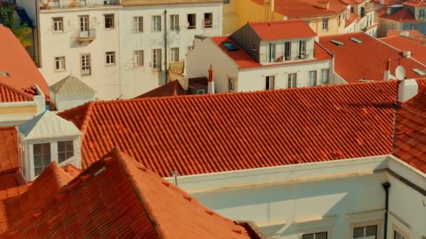 Alfama, Lissabon, portugal — Stockvideo