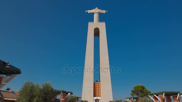 Cristo Rei, Lisbon, Portugal — 图库视频影像