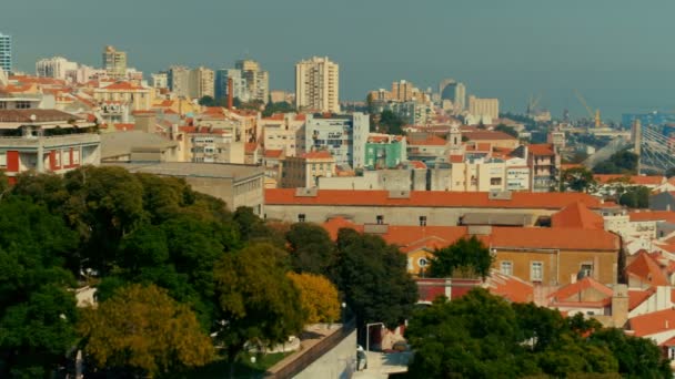 Alfama, Lissabon, portugal — Stockvideo