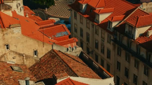 Rossio, Lisbon, Portugal — Stok video