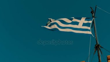 Yunan bayrağı, Thessaloniki, Yunanistan