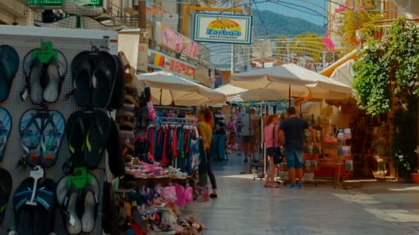 Le marché du bazar, Îles Grecques, Grèce — Video
