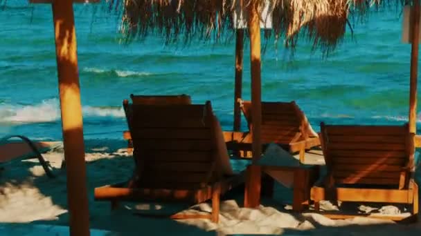 Golden Beach, Griekse eilanden, Griekenland — Stockvideo