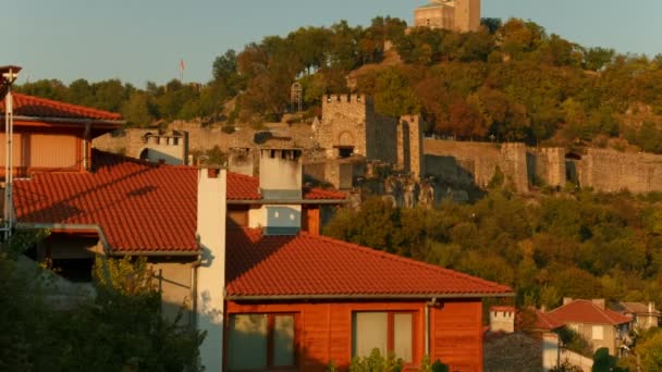 Tsarevets, Veliko Tarnovo, Bulgaria — Stok video