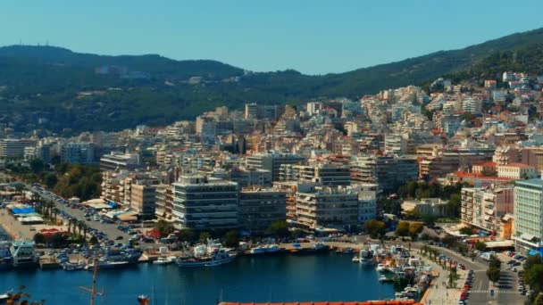 Kavala, Makedonya, Yunanistan — Stok video