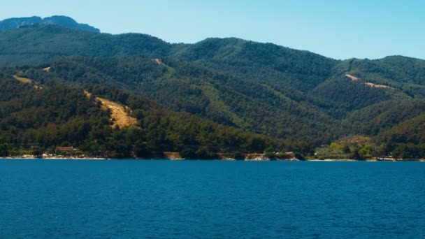 Limenas, Thassos, Greece — Αρχείο Βίντεο