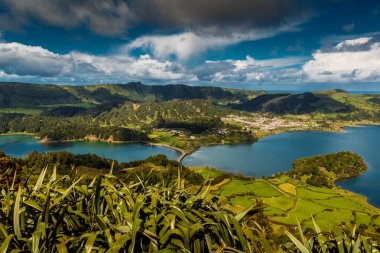 Lagoa das Sete Cidades, Sao Miguel, The Azores, Portugal