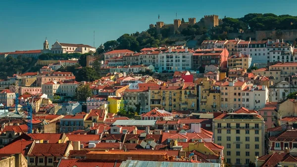 Castelo de Sao Jorge, Lizbona, Portugalia — Zdjęcie stockowe