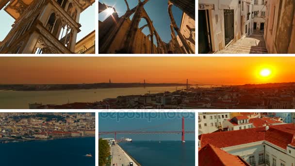 Лиссабон, Португалия — стоковое видео