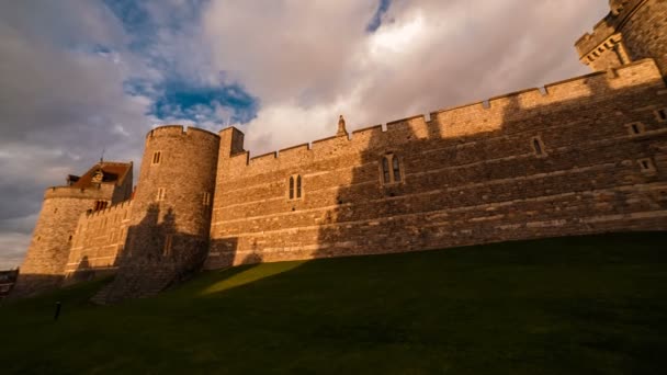 Windsor Castle, Berkshire, Inglaterra Reino Unido — Vídeo de Stock