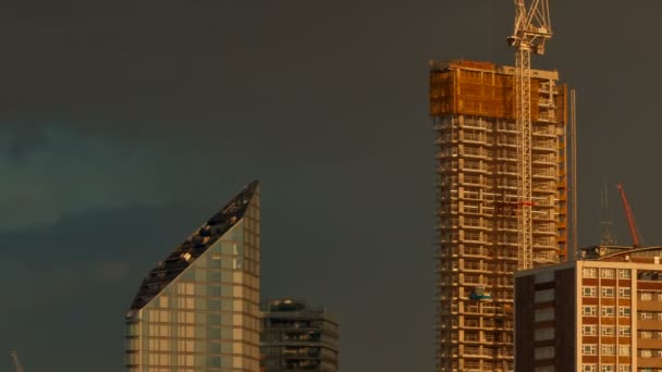 Cidade de Londres Skyline, Londres, Inglaterra, Reino Unido — Vídeo de Stock