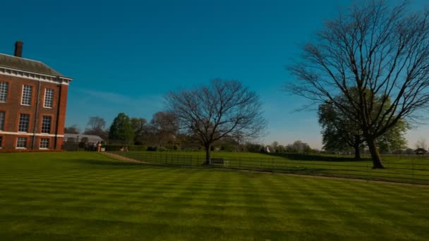 Kensington Palace, Londen, Engeland, Uk — Stockvideo