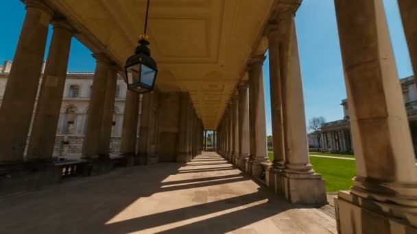 Royal Naval College, Greenwich, London, UK — Stock Video