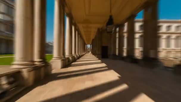 Royal Naval College, Greenwich, Londra, İngiltere — Stok video