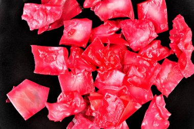 Lahana lahana ile pancar siyah plaka üzerinde