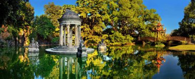 Park tarihsel bahçeli Villa Durazzo-Pallavicini