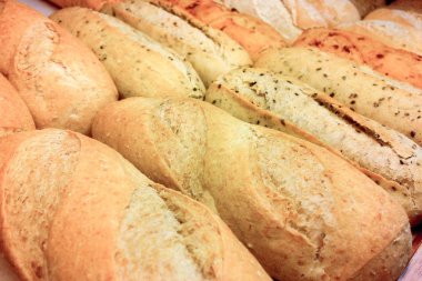 Yakın Up satır seçici odak de çeşitli baget düzenlemek