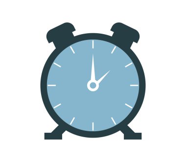 Resimli ve renkli çalar saat simgesi