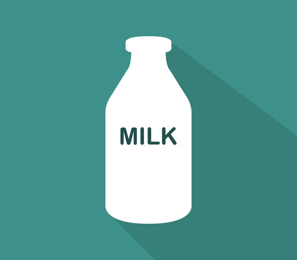 Resimli ve renkli süt simgesi — Stok fotoğraf