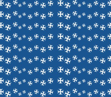 Resimli ve renkli kar desen