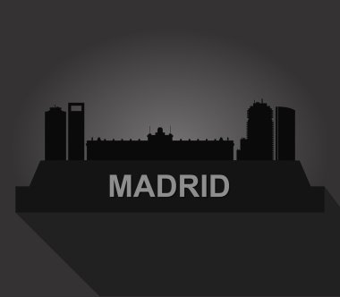 Resimli Madrid manzarası
