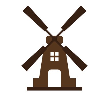 Beyaz arka plan değirmen