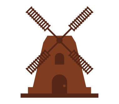 Beyaz arka plan değirmen